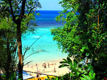 ocho rios, jamajka, pláž, more, exotika,