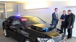 Škoda Octavia RS pre belgickú políciu lustruje aj v tme  