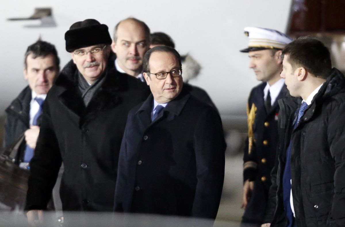 Francúzsky prezident Francois Hollande na...