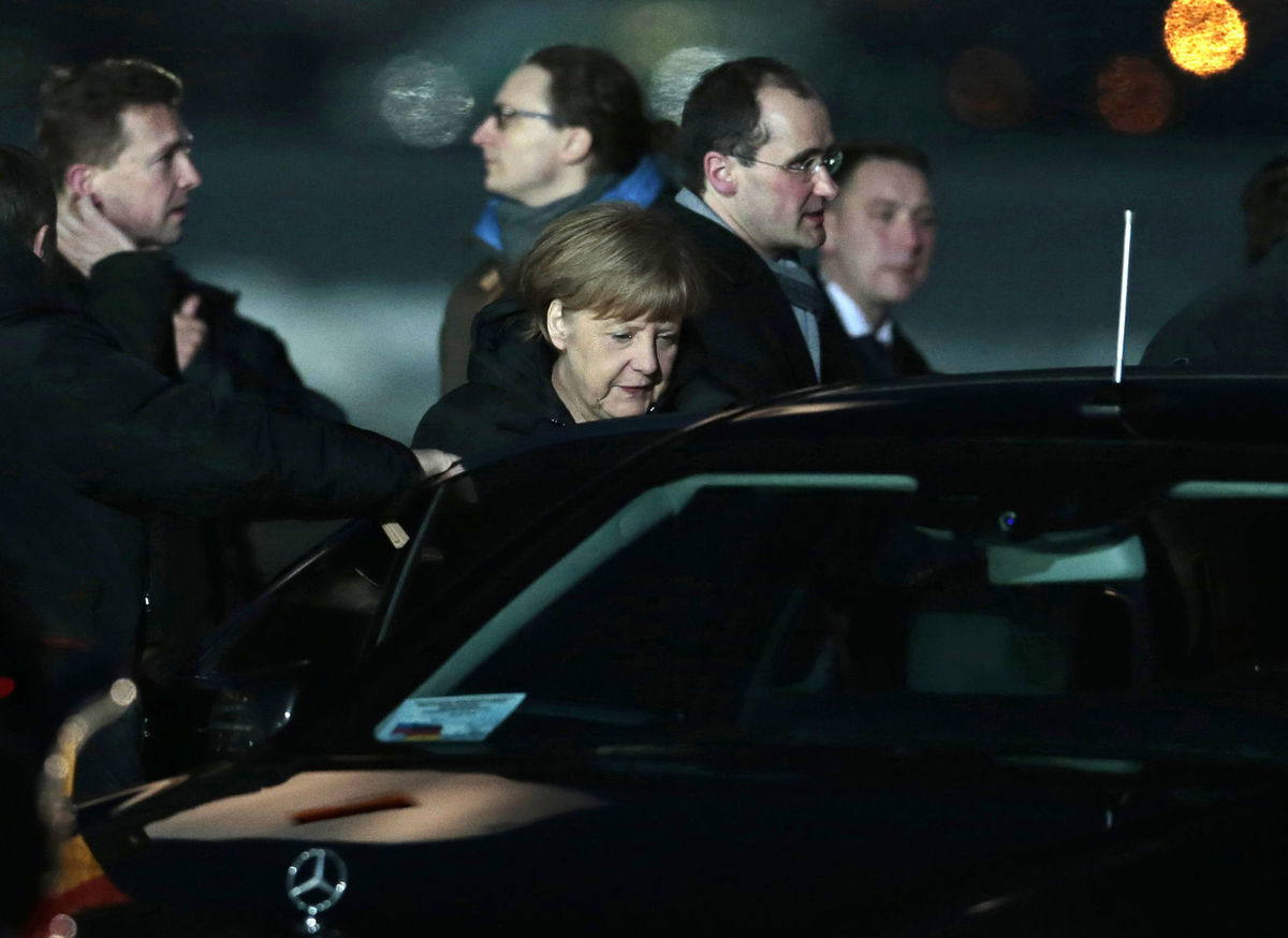 Nemecká kancelárka Angela Merkelová nasadá do...