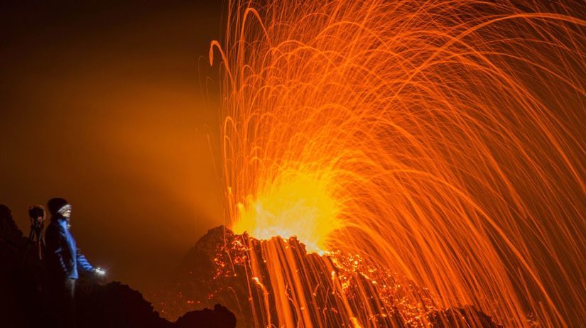 vulkán, sopka, La Reunion