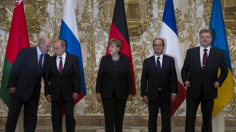 Alexander Lukašenko, Vladimir Putin, Angela...