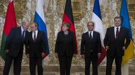 Ukrajina, Bielorusko, Minsk, Putin, Porošenko, Merkelová, Hollande,