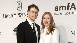 Chelsea Clinton prišla na podujatie amfAR v New...