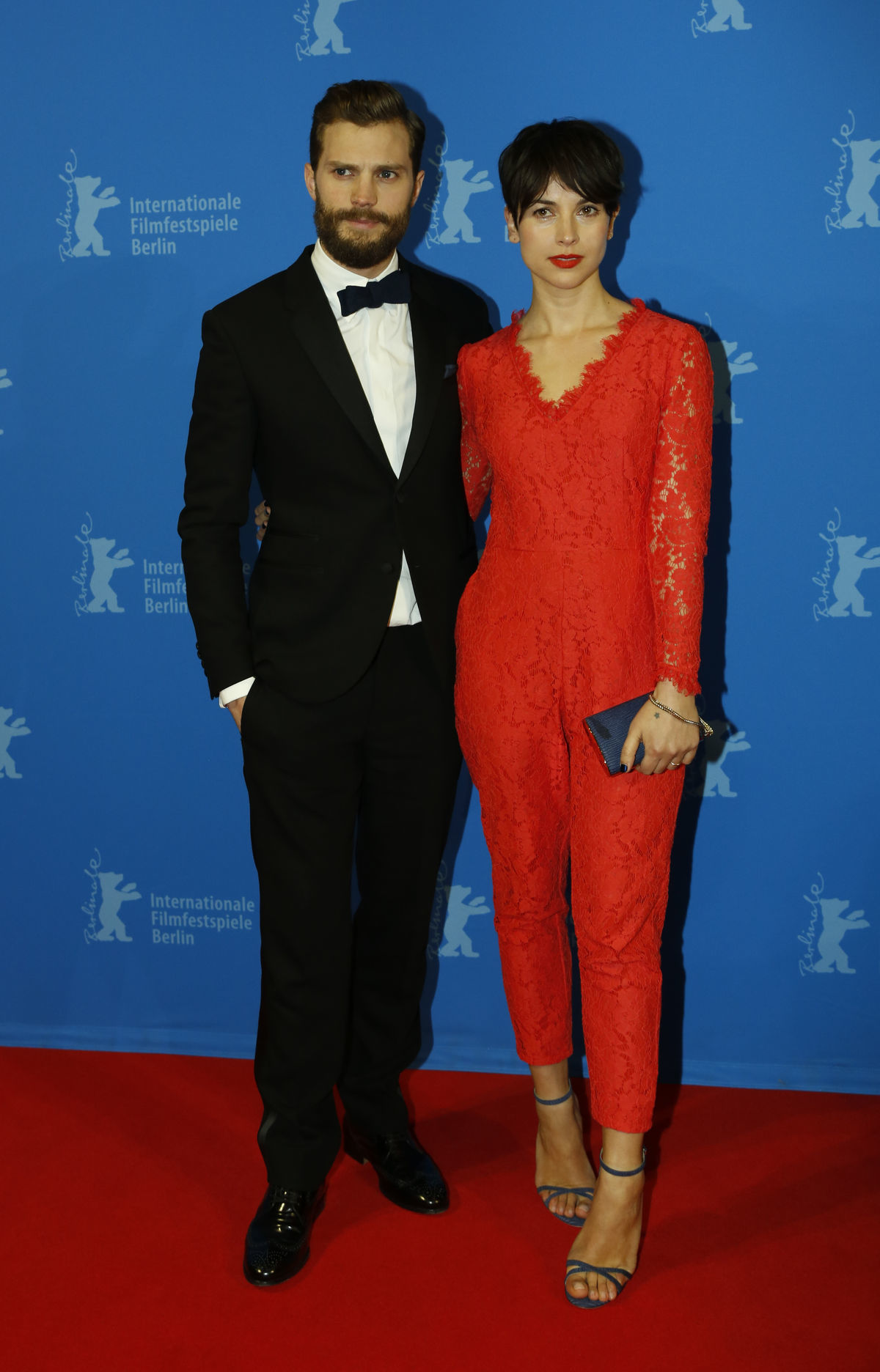 Herec Jamie Dornan a jeho manželka Amelia...