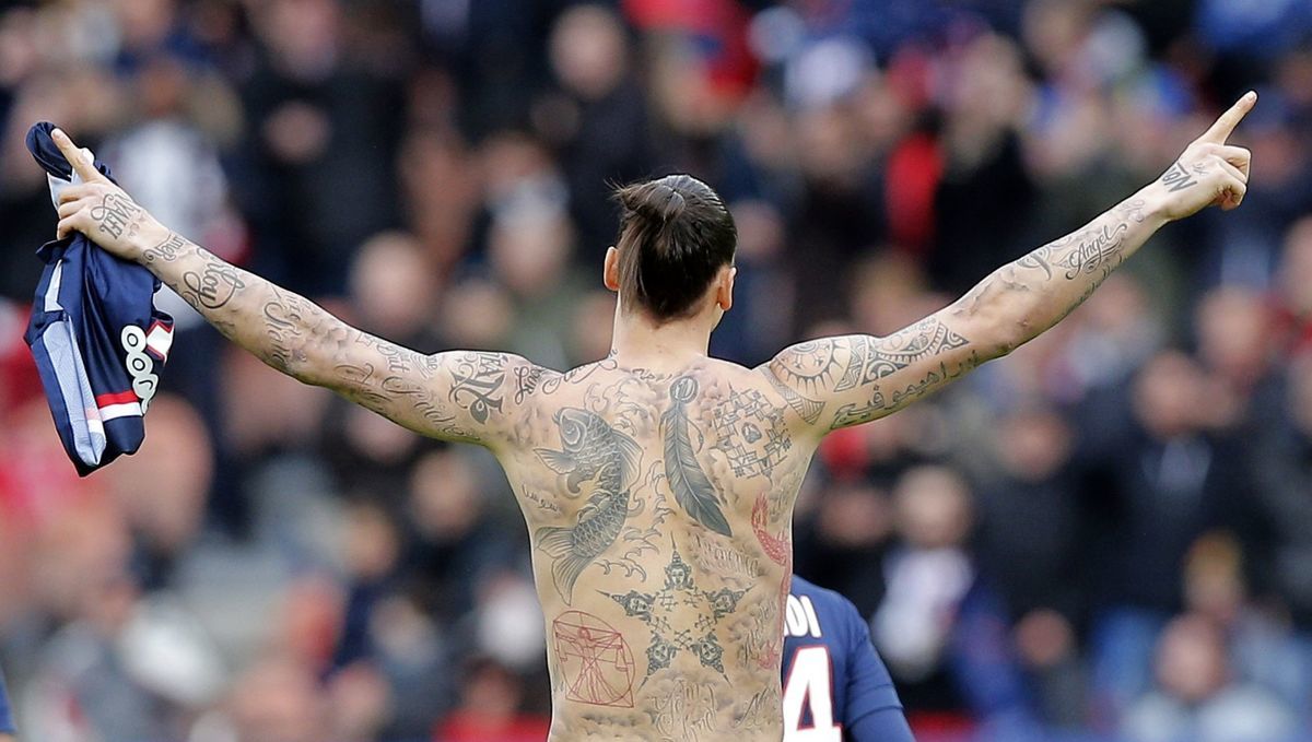 Zlatan Ibrahimovič, tetovanie