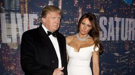 Miliardár Donald Trump a jeho manželka Melania Trump.