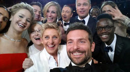 Oscar - kultové momenty - Ellen DeGeneres - selfie