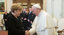 Angela Merkelová, pápež František, Vatikán