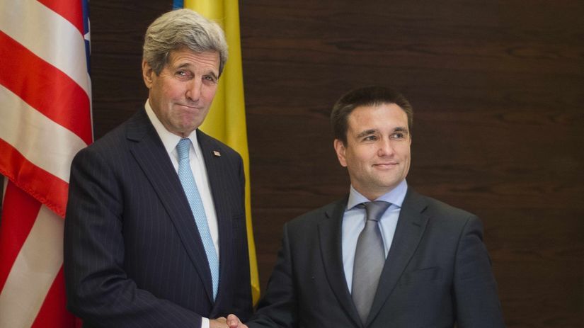 Ukrajina, USA, John Kerry, Pavlo Klimkin,