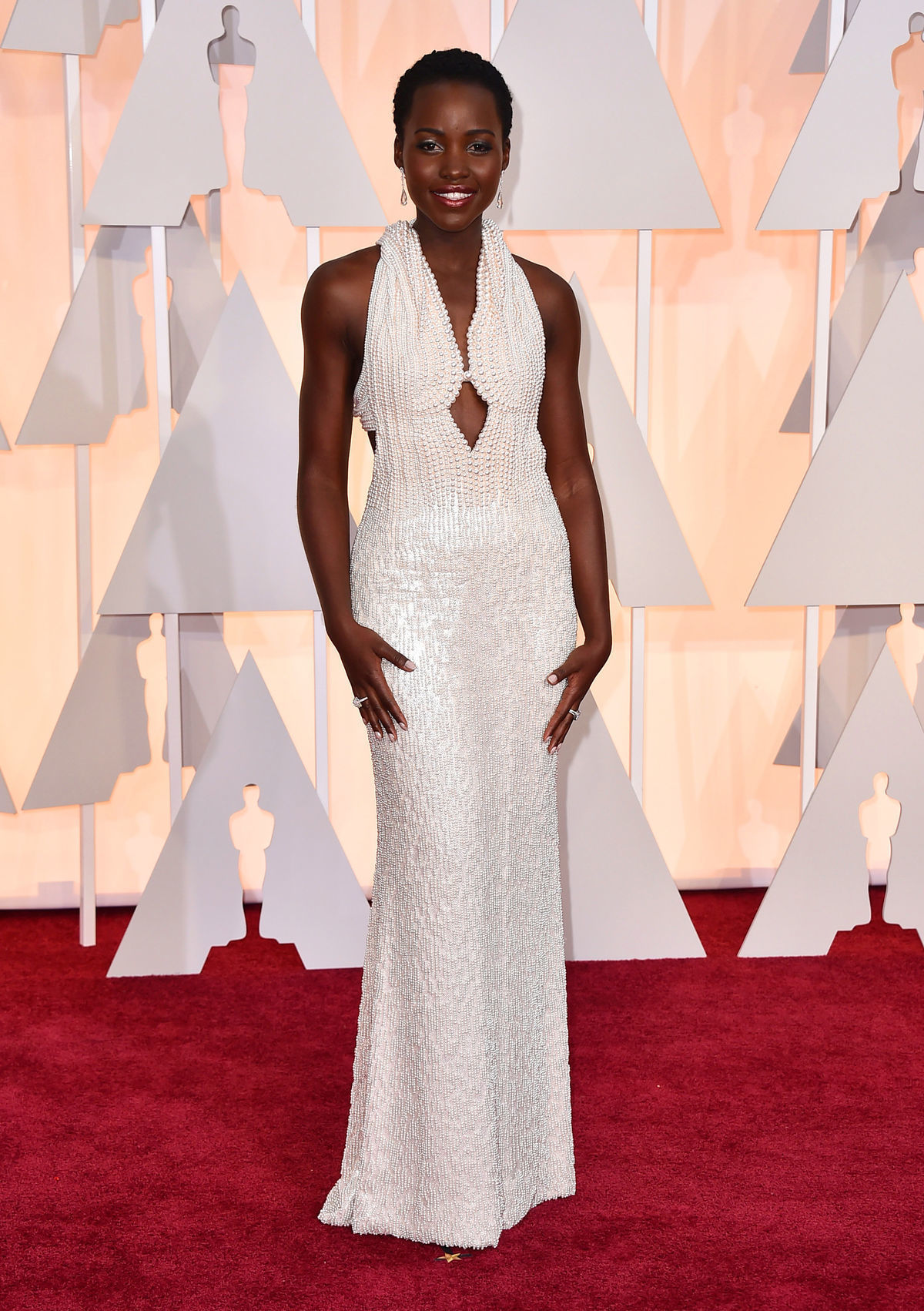 Lupita Nyong'o žiarila v kreácii Calvin...