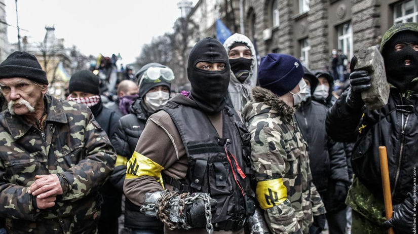 Ukrajina, Vlčí hák, Azov, povstalci
