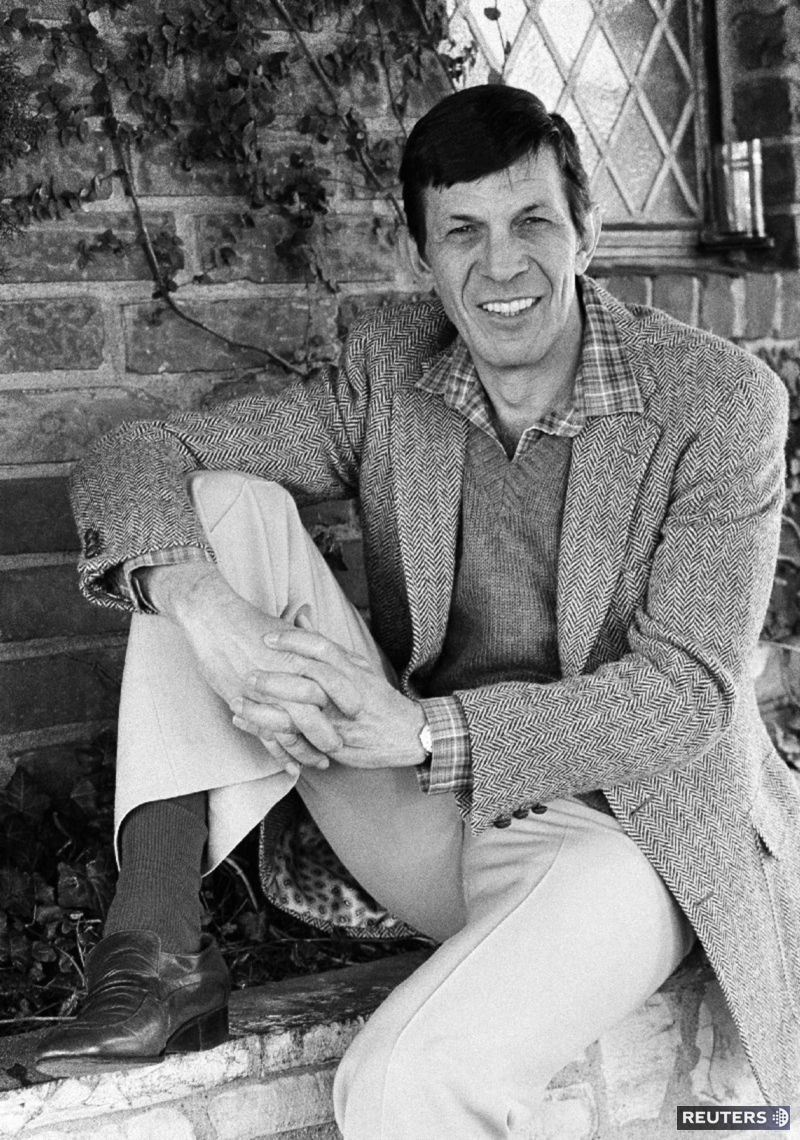 Leonard Nimoy na archívnej snímke z roku 1983.