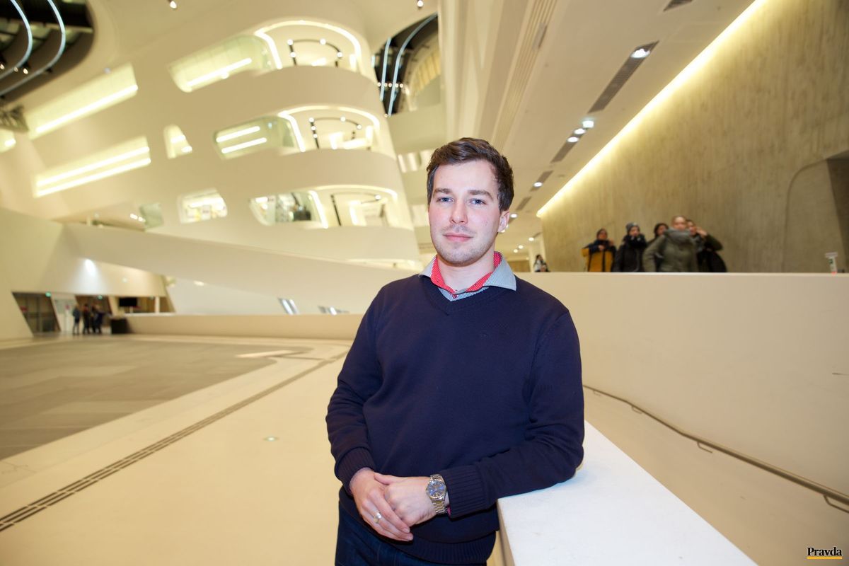 Krajinný architekt Attila Tóth a za ním nová...