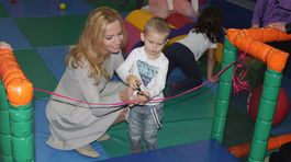 Marianna Durianova so synom - otvarali arenu pre najmensie deti