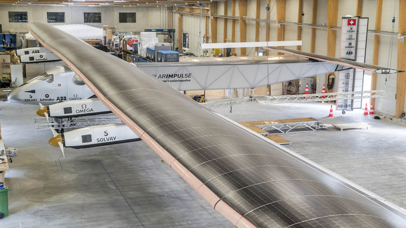 Payerne, Switzerland: Solar Impulse 2, the...