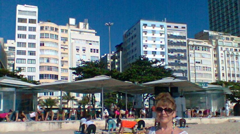 Zuzana Paternostro-Trepková na pláži...