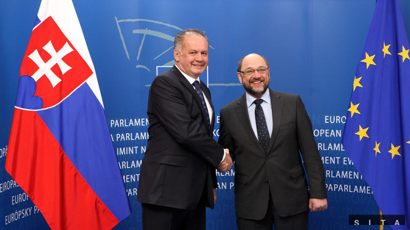 Andrej Kiska, Martin Schulz