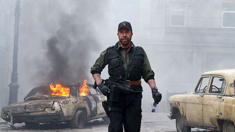 Chuck Norris sa v roku 2012 predstavil aj vo...