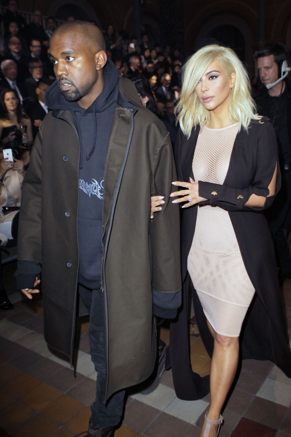Raper Kanye West a jeho manželka Kim Kardashian...