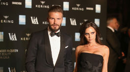 Manželia David Beckham a  Victoria Beckham prišli spoločne.