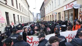 Blokáda neonacistov, antifašisti, Bratislava, bez náckov