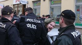 Blokáda neonacistov, antifašisti, Bratislava, bez náckov