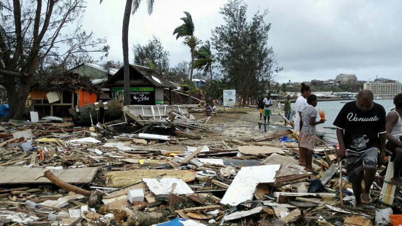 Vanuatu, cyklón Pam, tropická búrka, Port Vila
