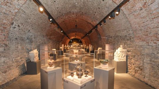 Podzemné priestory Bratislavského hradu.