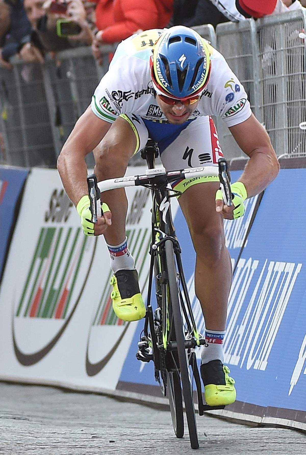 Finiš Petra Sagana.