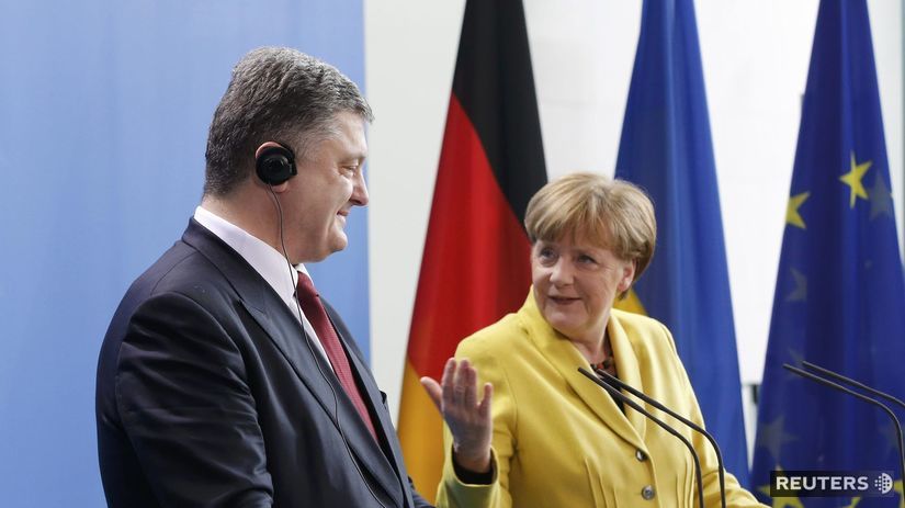 Petro Porošenko, Angela Merkelová