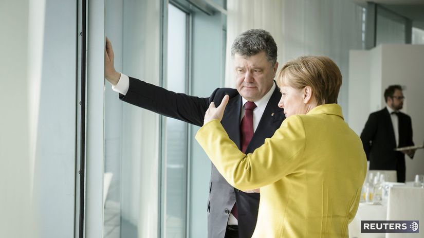 Petro Porošenko, Angela Merkelová