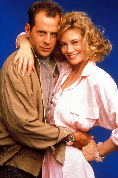 Rok 1985: Herec Bruce Willis s kolegyňou Cybil...