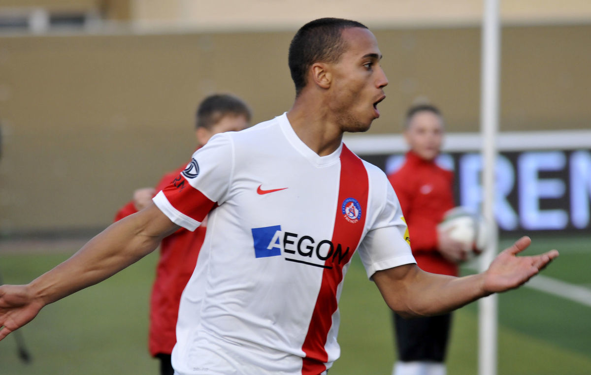 Trenčan Gino van Kessel sa raduje z druhého...