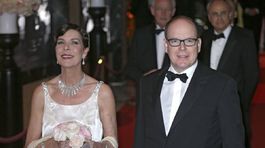 Monacké knieža Albert a jeho sestra - princezná...