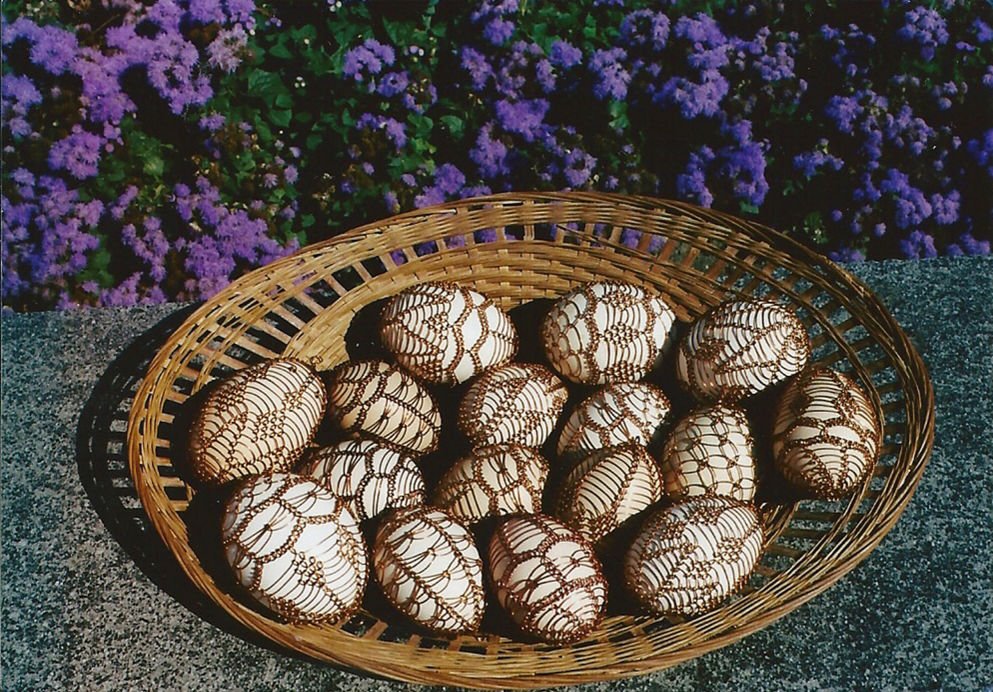 Odrôtované kraslice.