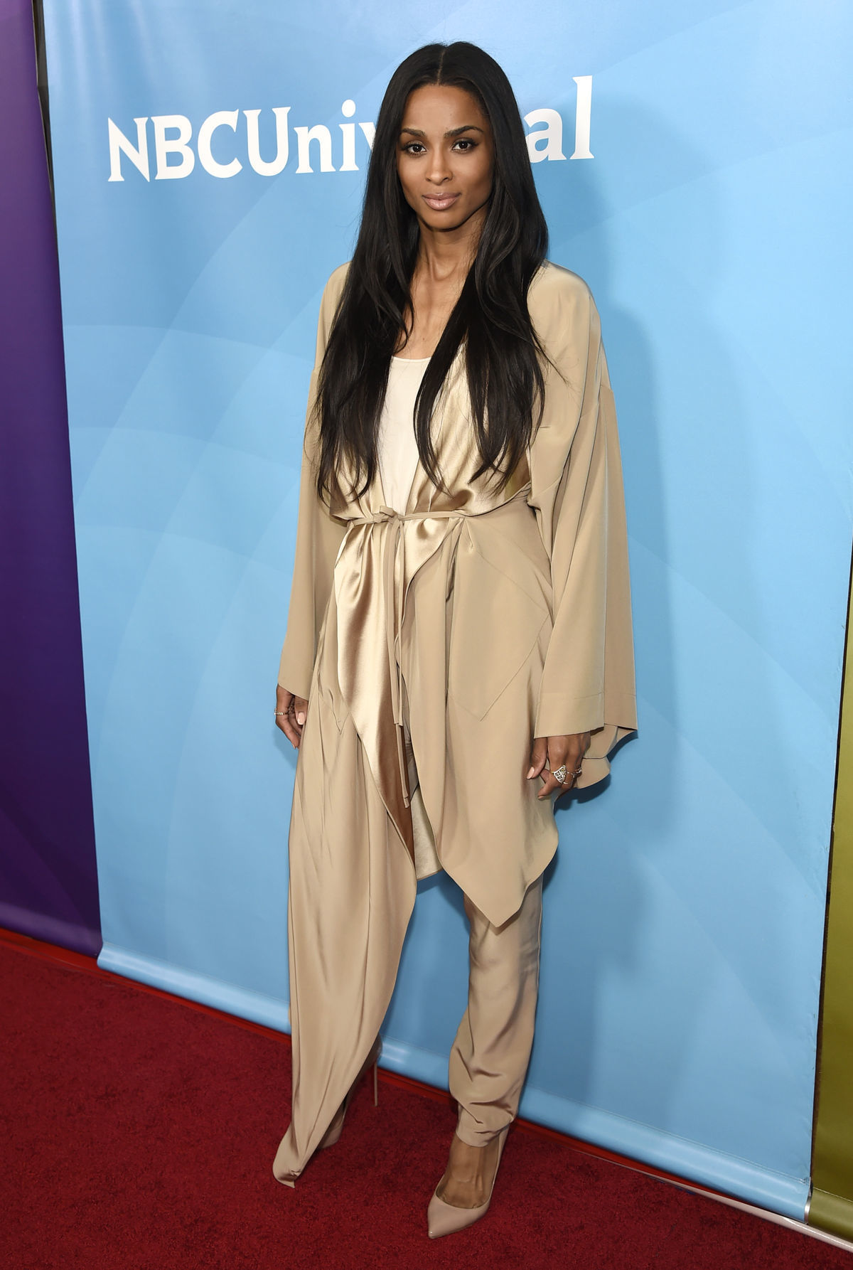 Speváčka Ciara pózuje na NBC Universal Summer...