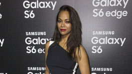 Herečka Zoe Saldana.