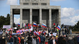 70. výročie oslobodenia spod nacizmu, Sergej Lavrov, kladenie vencov,Slavín, Bratislava,