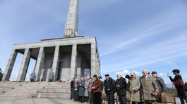 70. výročie oslobodenia spod nacizmu, Sergej Lavrov, kladenie vencov,Slavín, Bratislava,