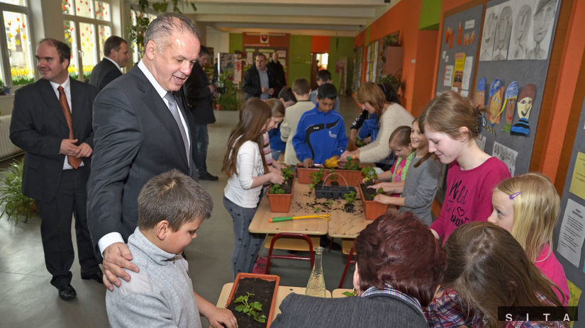 Andrej Kiska v Spišskom Hrhove.