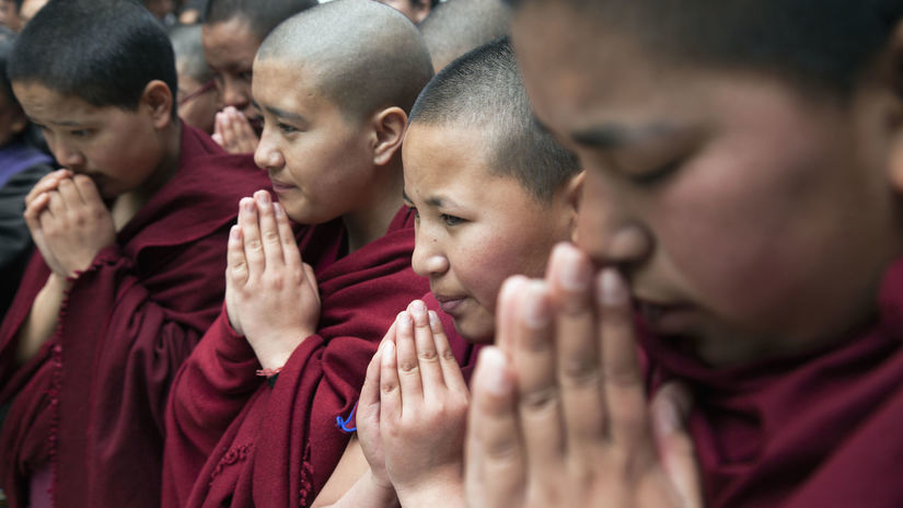 Tibet, budhistickí mnísi