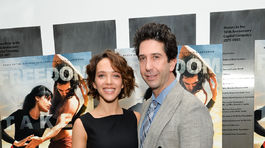 David Schwimmer a jeho manželka Zoe Buckman