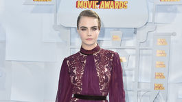 Topmodelka Cara Delevingne.
