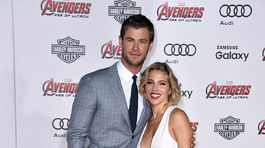 Herec Chris Hemsworth a jeho manželka Elsa Pataky.