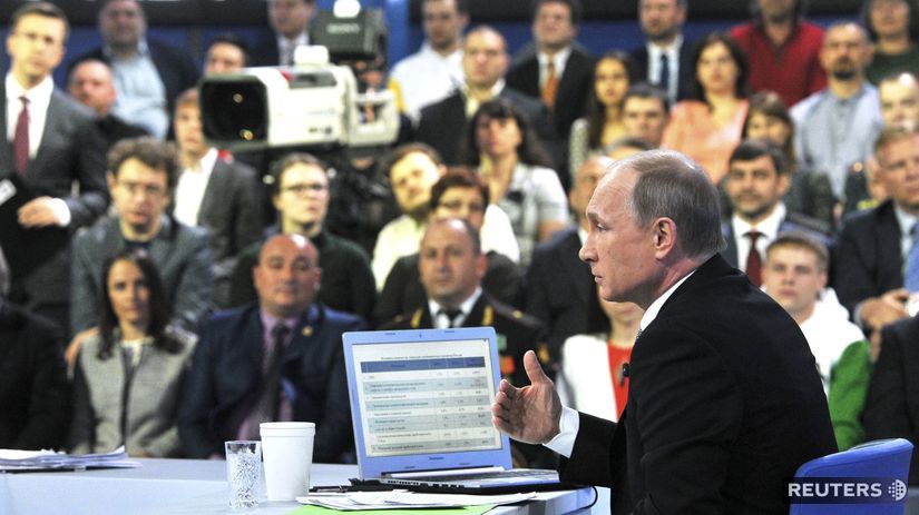Vladimir Putin, televízny prenos