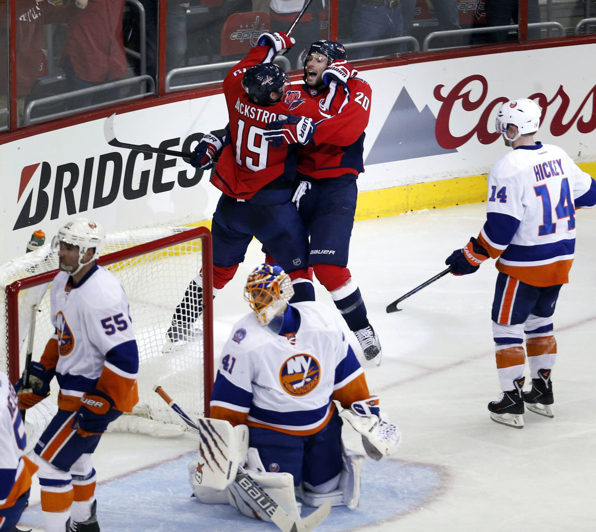 Prekonaný brankár New Yorku Islanders Jaroslav...