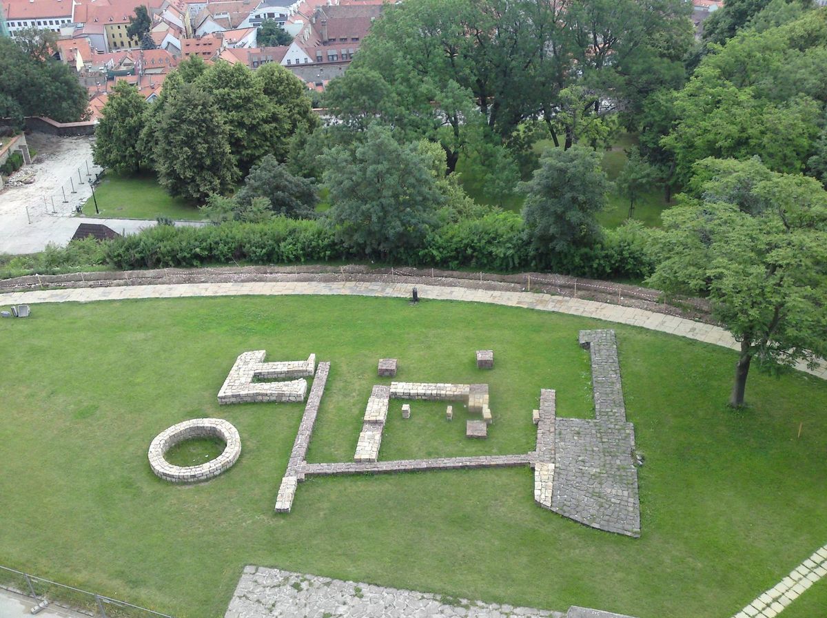Pôdorys nálezu z obdobia Veľkej Moravy na...