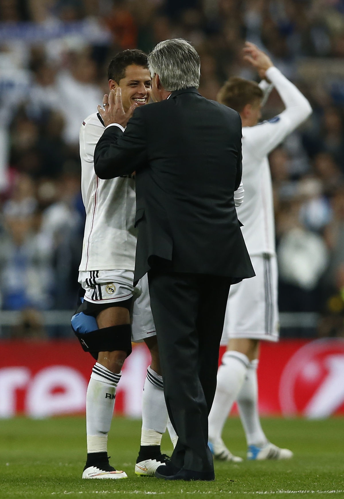 Strelec jediného gólu Javier Hernández...