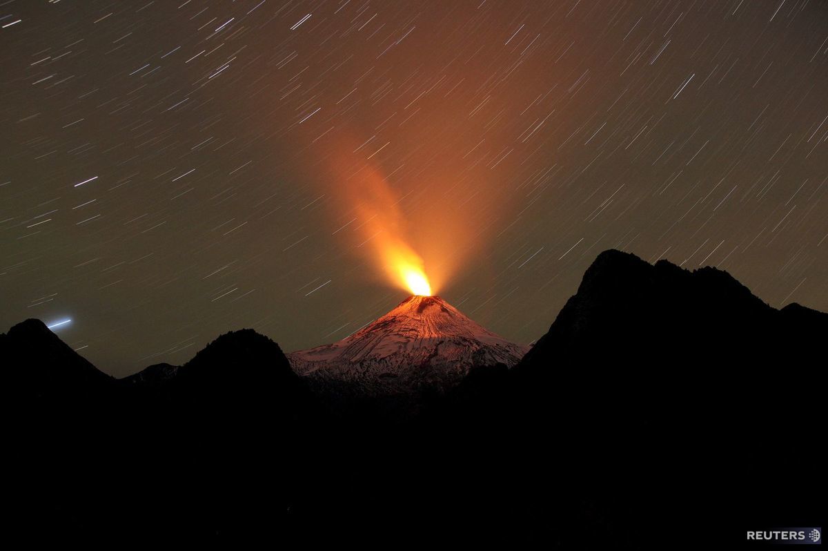 Čile, vulkán, Calbuco